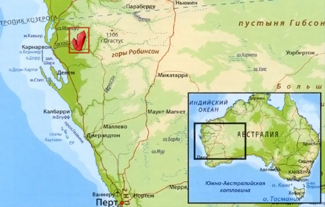 Месторождения Мукаита
